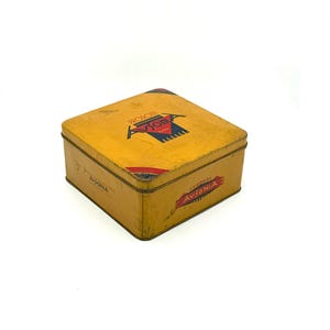 Old Tin Box “Ausonia Chocolate” Advertising Collectibles