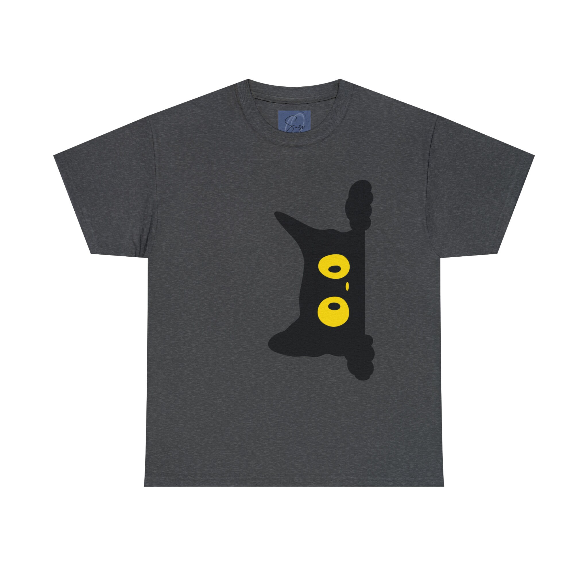 Camiseta De Gato Ojo De Gato Amarillo Gato Fanny Gato Dulce Gato Ojos De Halloween Etsy UK