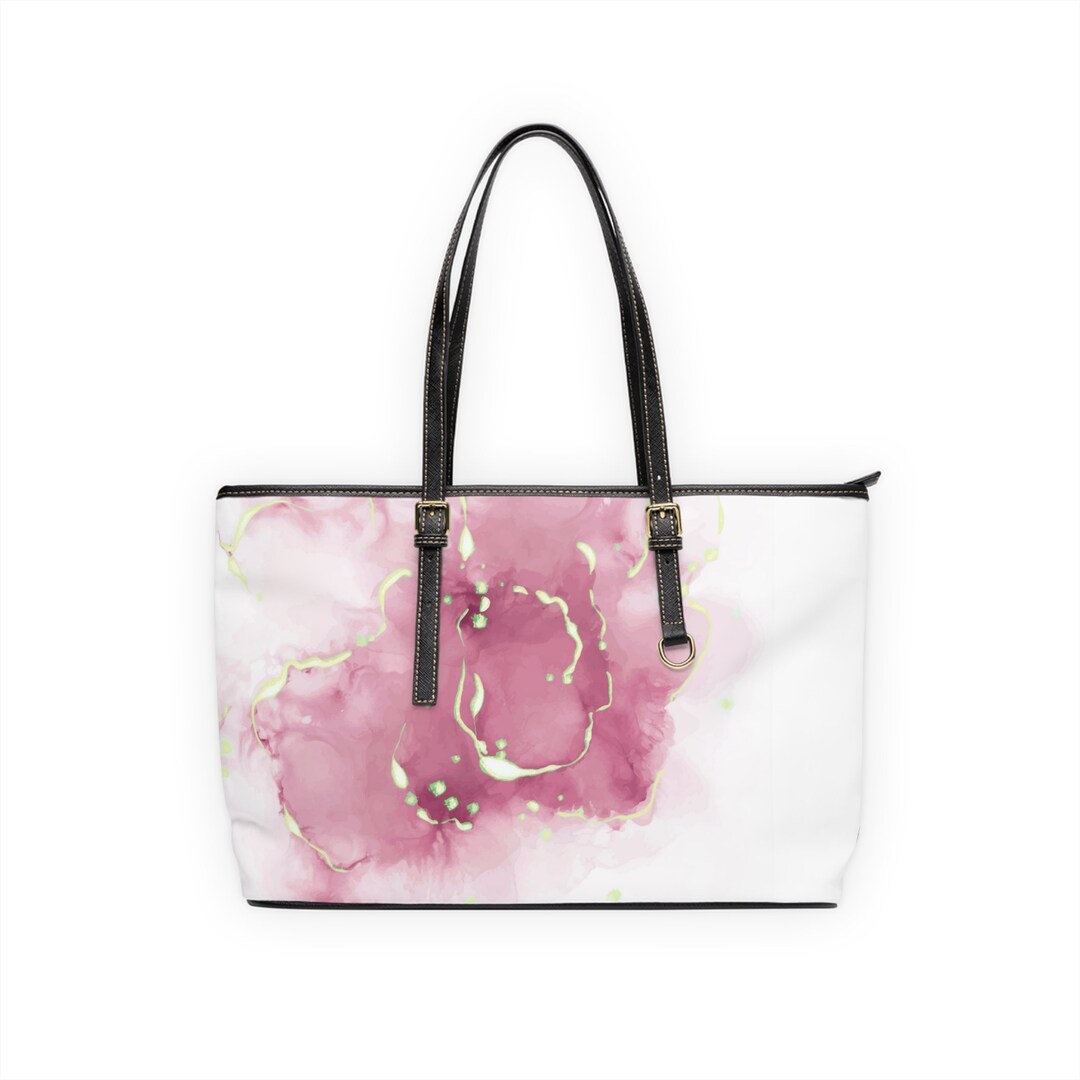 Rose Embossed PU Leather Handbag