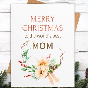 Christmas Card Mom, Mom Christmas Card, Christmas Card For Mom, Christmas Card Mom, Mum Xmas Card, For Her, Mommy, Mom Christmas Card, Gifts