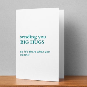 Sometimes there are no words, sympathy card, in sympathy greeting card, thinking of you bereavement condolence grieving card , Sending hugs
