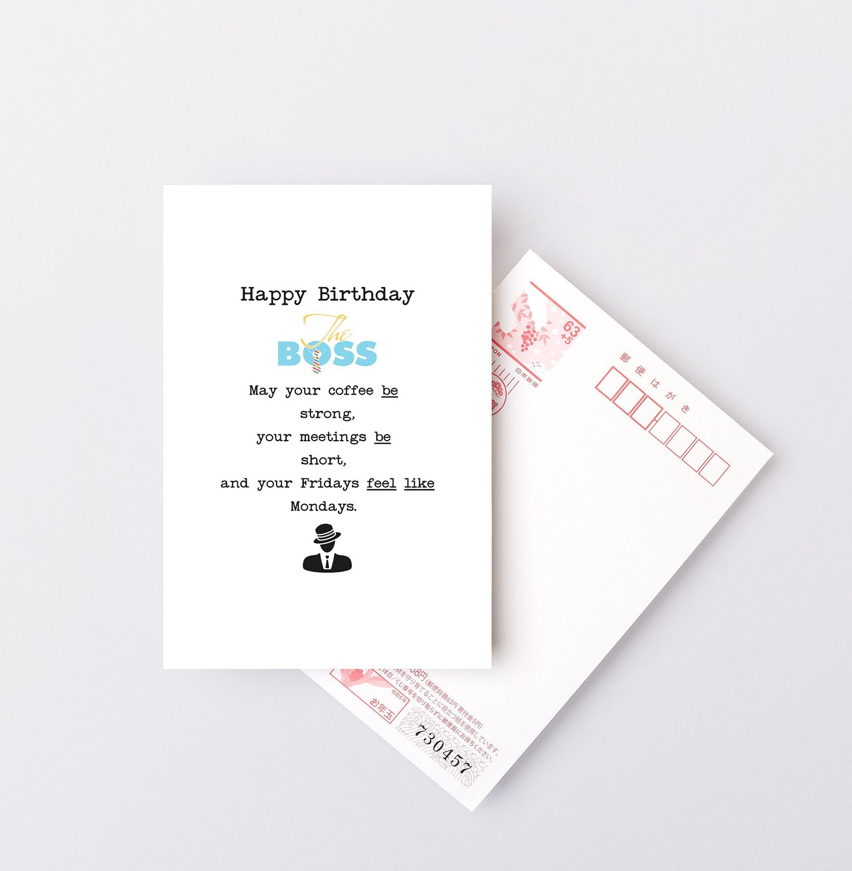 Printable Funny Birthday Card, Boss Birthday Card, Humorous Birthday ...