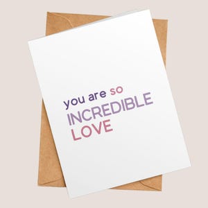 Thank you are amazing positivity cards, Keep going care cards, Best friend inspirational Encouragement Card, Support Card