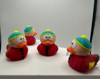 Sassy Winter Hat Duck – 3D Printed Heat Resistant Cartoon Style Collectible