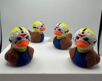 Hockey Mask Slasher Duck – 3D Printed Heat Resistant Horror Collectible
