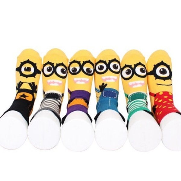 Caletines Minion, los mejores y diferentes colores / The best Minion Socks,  different colors