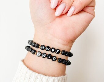 WWJD Beaded Bracelet: Christian Faith Jewelry Gift