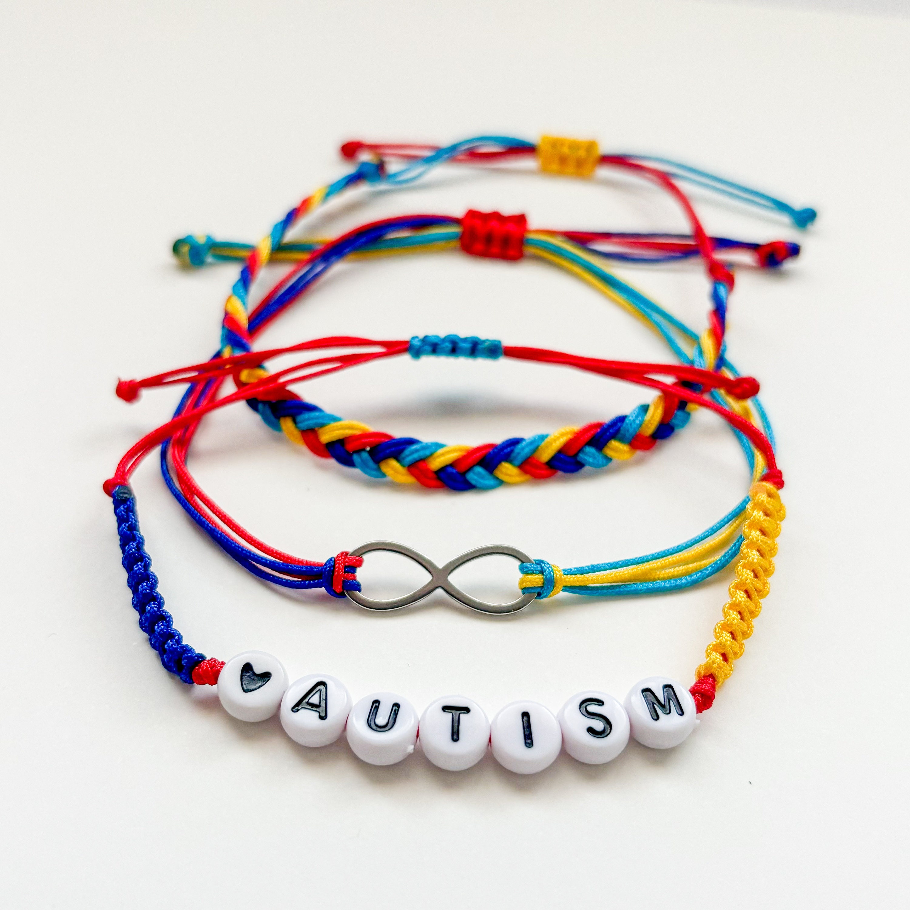 Braccialetto Consapevolezza Autismo Con Cuore Puzzle E 7 Chakra – Perline In Pietre Naturali, Elastico, Regalo Per La Giornata Mondiale Dell'Autismo - 4