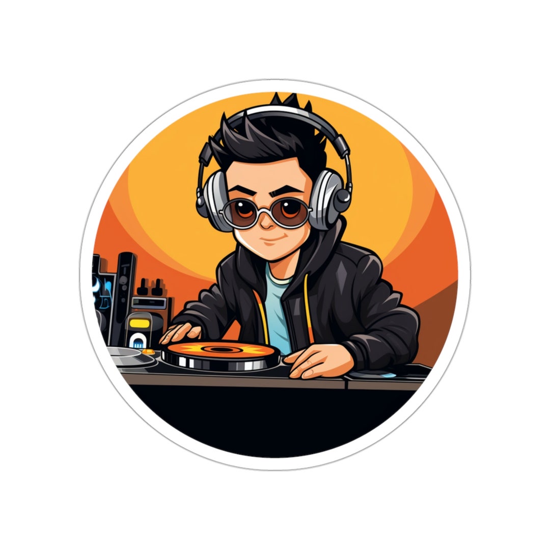 Yong Boy DJ Sticker Headphone Sticker Perfect Gift for Djs, Music Lover ...