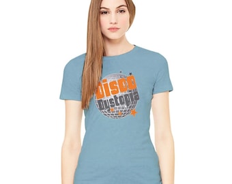 Disco Dystopia T-shirt: Funky Disco Ball Graphic Tee
