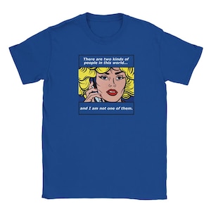 Vintage Pop Art T-shirt: Roy Lichtenstein Style Comic Book Tee