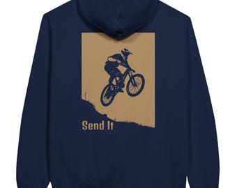 Bluza z kapturem do jazdy na rowerze górskim Send It: Airborne Rider Fleece
