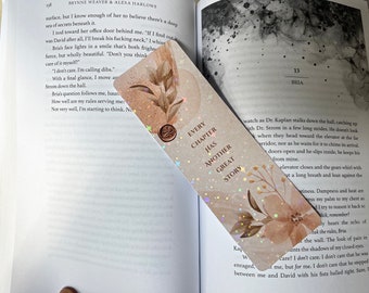 BOHO Flower bookmark, Every chapter bookmark, Bookmark favors, Floral Bookmark, Bookish Gifts, Gifts for Teachers , Boho Favors