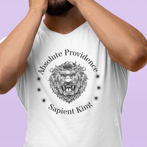 Lion Face Shirt Majestic Lion Tshirt Lion Spirit Tee Gift Lion Face Streetwear Tshirt Urban Design Wild Lion T-shirt Gift Retro Cool Lion