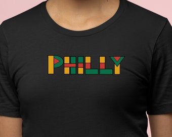 Philly shirt Philly Philadelphia shirt Phillies sweatshirt Philly Womens tshirt Phillies heren shirt Kente Philly cadeau Philly streetwear