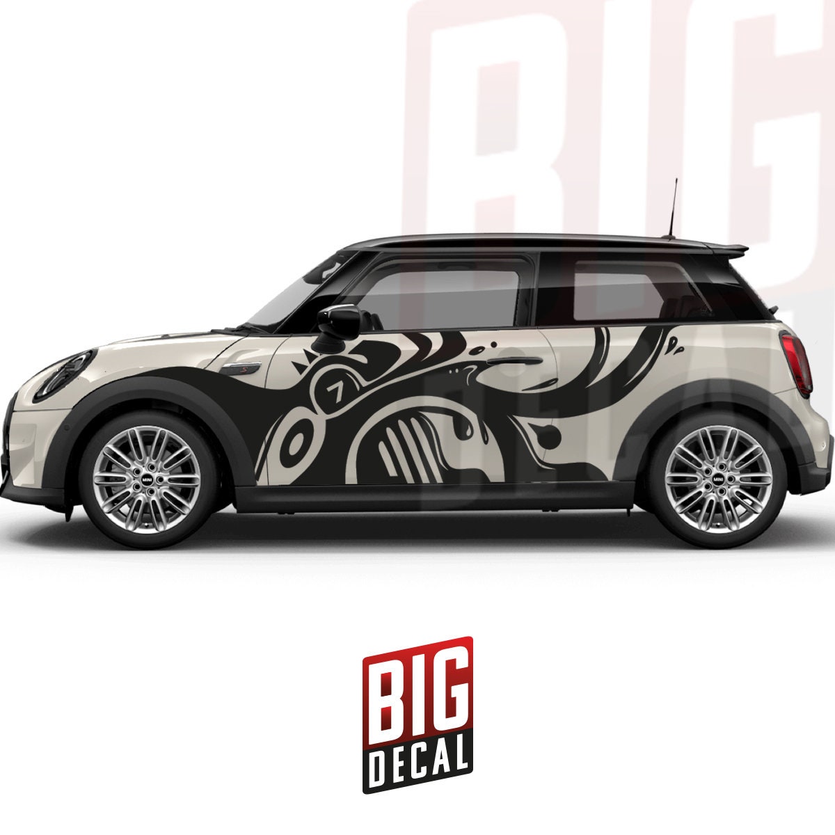 Includes Both Side Side Decal Graphics Vinyl Compatible With Mini