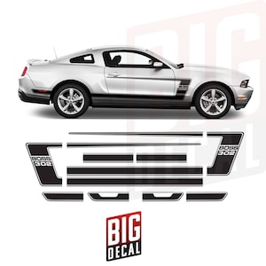 Includes Both Side - Boss 302 Laguna Seca Side Stripe For Ford Mustang 2005 – 2014