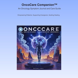 OncoCare Companion™ | Afdrukbaar dagboek voor oncologiesymptomen | Kankerbehandelingsplanner voor patiënten en verzorgers | Invulbare pdf