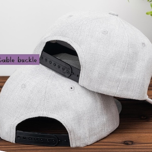 Chapeau personnalisé pour tout-petits, casquettes de baseball pour tout-petits, chapeau pour nourrissons, patch en cuir de chapeau de camionneur, chapeau de baseball pour enfants, chapeau signature, chapeau pour papa et fils image 5