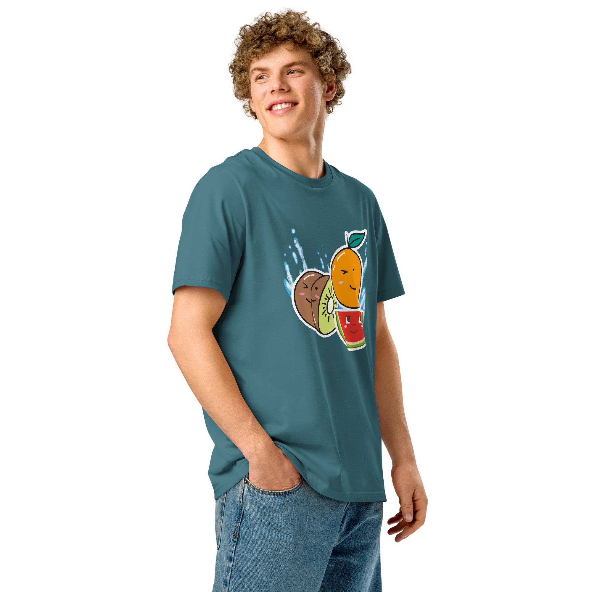 Frufru Fruity Gingham Print T-Shirt | Kawaii Cotton Tee