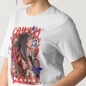 Cowboy Carter Bootleg T-Shirt Design – Digital Download PNG File | Retro Graphic Tee Art | Streetwear Print for DIY Shirt