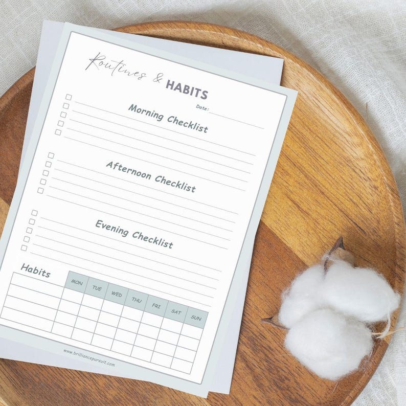 ADHD Brain Dump Planner: 5 Printable Task Tracker Templates for Daily and Weekly PDF - Etsy