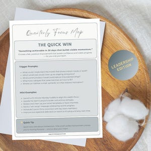 12 Week Year Task Tracker Digital Goal Planner Leadership Focus Worksheet Quarterly Planning Printable Men Executive Productivity Adhd Brain image 13