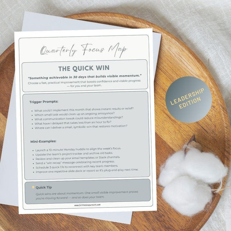12 Week Year Task Tracker Digital Goal Planner Leadership Focus Worksheet Quarterly Planning Printable Men Executive Productivity Adhd Brain image 13