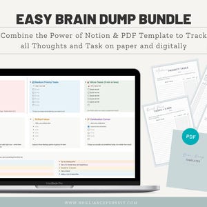 Notionのブレインダンプテンプレート、ADHDタスクトラッカー、生産性整理システム