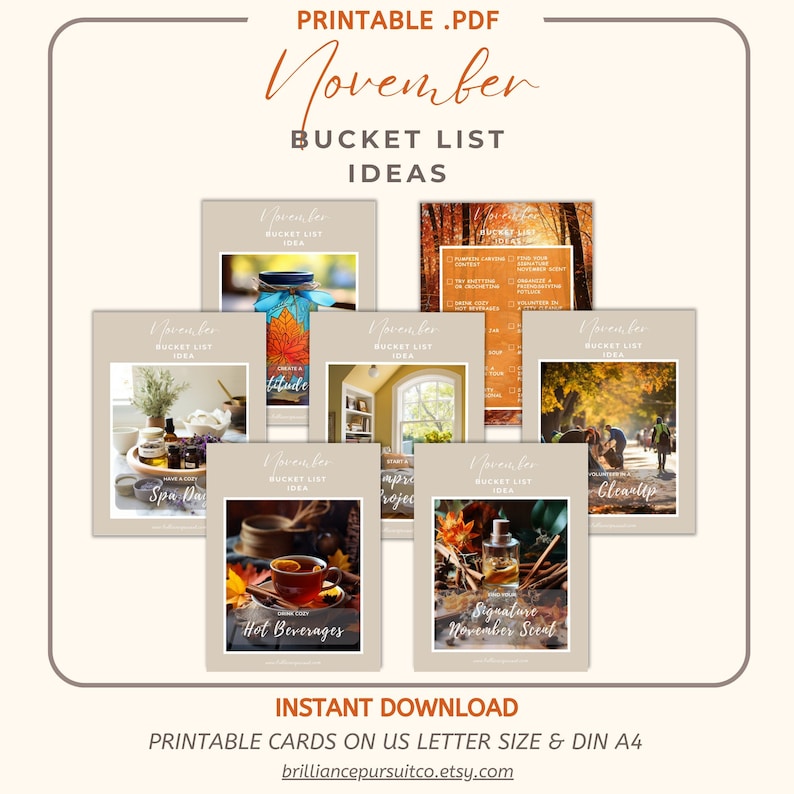 14 Fun November Bucket List Challenges Including November Festivals and