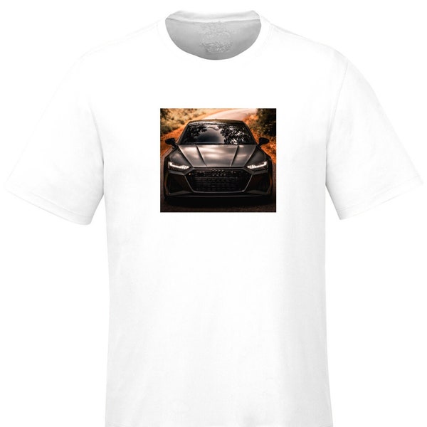 T-Shirt Audi voiture impression graphique haute qualité et définition Image cadeau parfait pour lui ses hommes mode T-Shirt coton