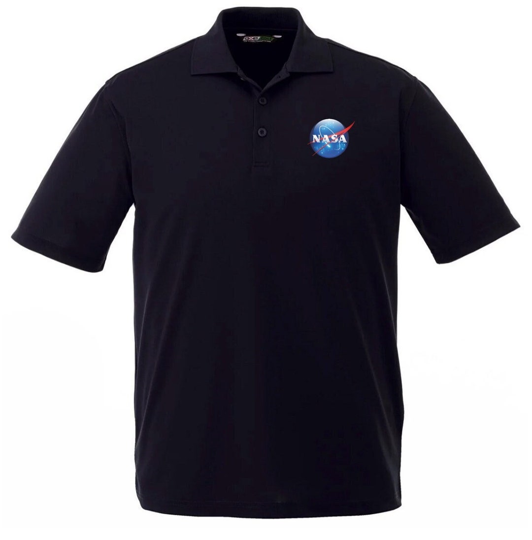 Polo NASA Emblem Performance Shirt High Quality Polyester Perfect Gift ...