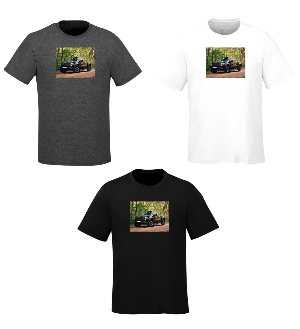 T-SHIRT UNISEX BLACK FORD F-MAX - Foto 2