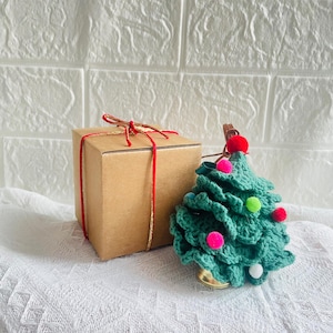 Christmas Gifts, Crochet Christmas Tree, Christmas Car Hanger, Car Hanging, Crochet car Accessories,, personalized gift, Car pendant