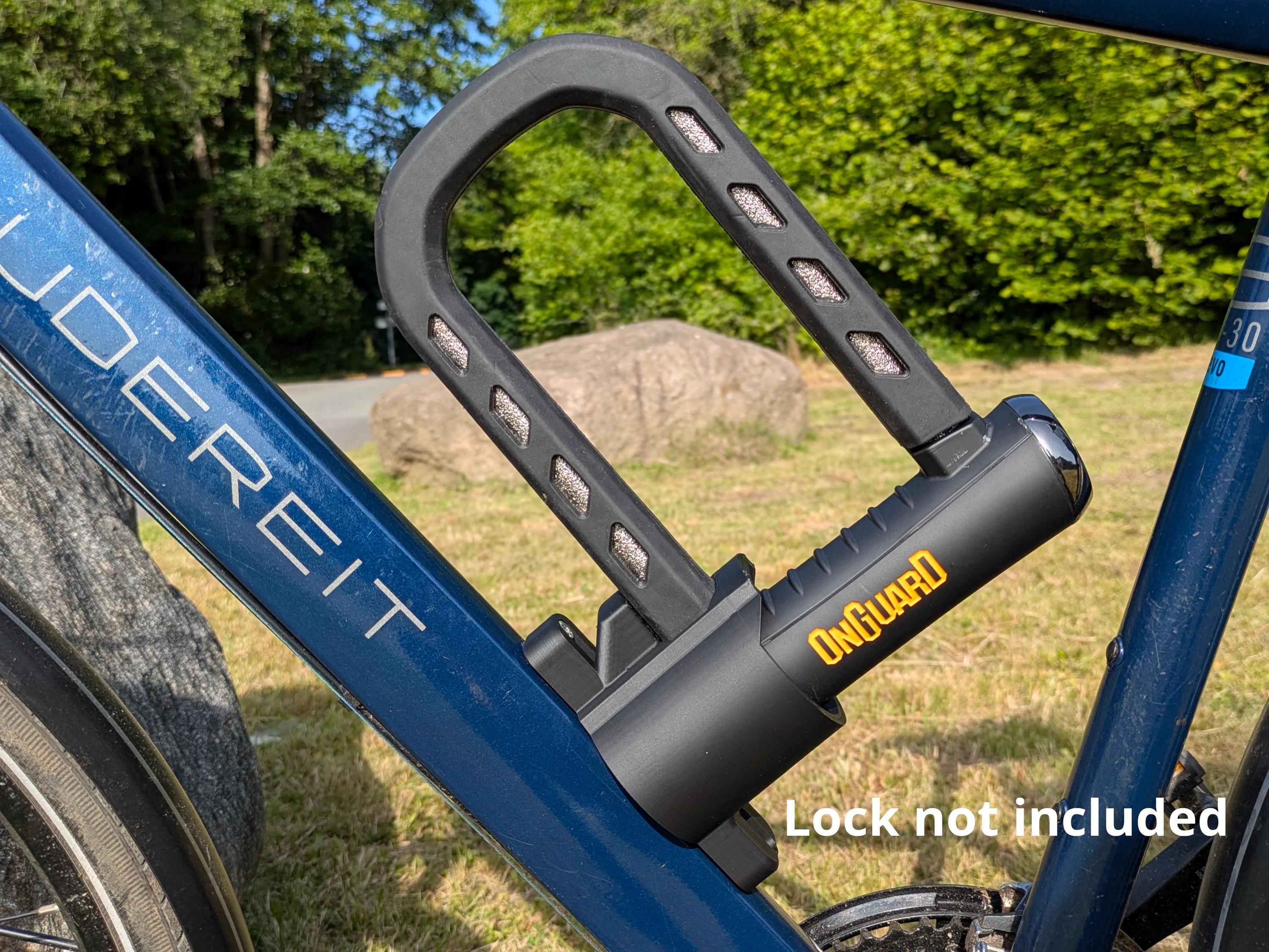 Mount for OnGuard RockSolid U-Lock (mount only, lock not included)