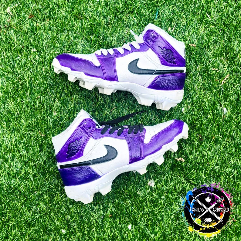 Custom Hand Painted Personalized Baseball Cleats - Etsy
