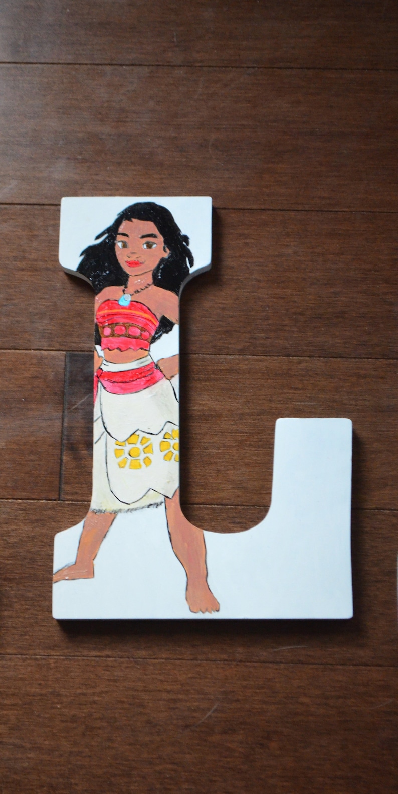 Personalized Hand-painted Wooden Letters – Princess Theme Nursery Decor ...