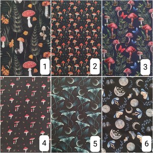 Rabbit Squirrel Mushroom Floral Corset Top