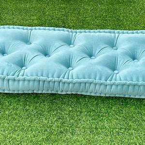 Custom Size Window Seat Cushion | Custom French Cushion | Custom Bench Cushion | Custom Floor Cushion | Tufted Cushion