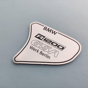 Etiqueta especial para la carcasa del soporte de montaje de la rueda trasera de la motocicleta BMW GS R 1200.