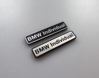 4pcs 2 options BMW Individual logo decorative badge speaker logo car door logo stickerTwitter logo different size options silver black