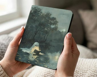 Funda Cozy Ghost para Kindle Paperwhite 7, cubierta Colorsoft para lector electrónico, accesorio para amantes de los libros.