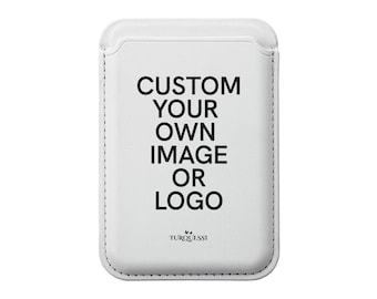 Personalized MagSafe Wallet: Custom Vegan Leather iPhone Card Holder