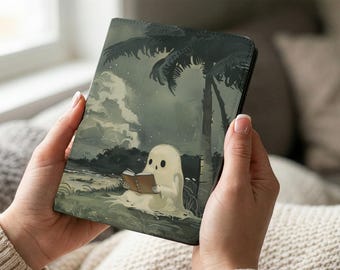 Funda para Kindle Paperwhite 7 con diseño de fantasmas, cubierta Colorsoft para lector electrónico, accesorio para amantes de los libros, regalo ideal para la playa.