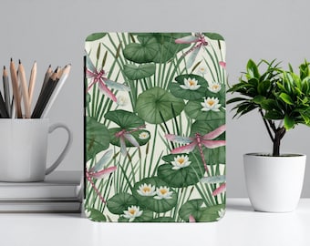 Funda Dragonfly para Kindle Paperwhite de 7", cubierta Colorsoft para lector electrónico con agarre, protector de libros electrónicos, accesorio tecnológico ideal para amantes de la lectura.