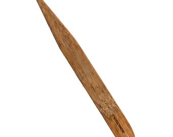 Raffineur de fond coréen « Mit-gase », outil de taille pour pied en poterie, taille-bordure en bambou carbonisé de type B