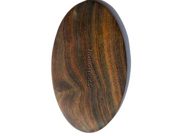Bord-côte ovale fait main en Lignum vitae pour poterie