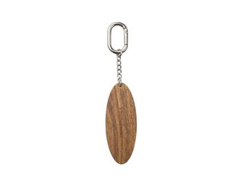 Porte-clés en bois standard (petit / Lignum vitae)