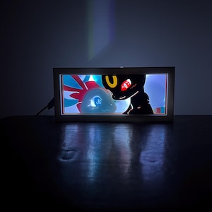 Umbreon X Sylveon - LED Night Light | Color Changing | USB Plug + Remote (Fan Art)