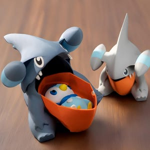 Cute Gible Desktop Storage Box 3D Printed Organizer for Office Supplies Stationery Holder Card Storage Box Gamer Desk Decor Gift for Fans